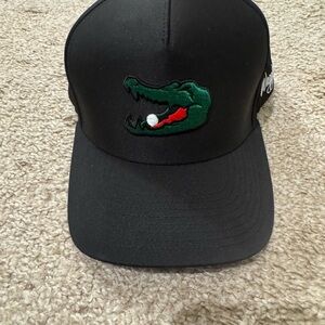 Waggle Gold Gator Black Hat